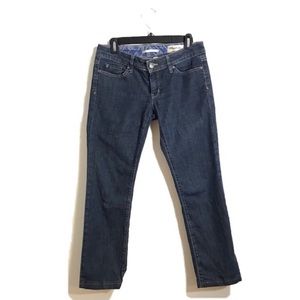 Gap Low Rise Straight Leg Dark Wash Denim Jean